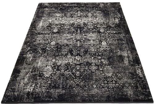 OCI DIE TEPPICHMARKE Teppich »Magic«, rechteckig, 8 mm Höhe, Glanz Viskose, mit Fransen, Wohnzimmer