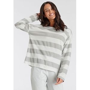 s.Oliver Pyjamaoberteil, in schönem Streifenmuster