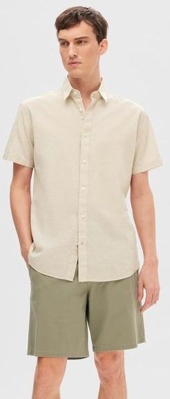 SELECTED HOMME Kurzarmhemd »SLHREG-SUN SHIRT SS NOOS«