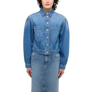 MUSTANG Jeansjacke »Style Marietta Cropped«, mit Kentkragen