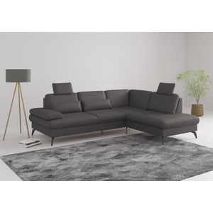 sit&more Ecksofa »Morris L-Form, inkl. Sitztiefenverstellung«, wahlweise mit Armteilverstellung, Bettfunktion & Bettkasten