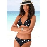 LASCANA Triangel-Bikini-Top »Jada«, mit Muschelkante und Pünktchen