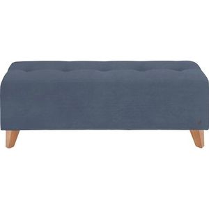 TOM TAILOR HOME Hockerbank »NORDIC«, mit Knopfheftung auf der Sitzfläche, Füße Buche natur