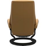 Stressless® Relaxsessel »View«, (Set, Relaxsessel mit Hocker), mit Classic Base, Größe S,Gestell Schwarz