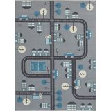 HANSE Home Kinderteppich »Town«, rechteckig, 0,9 mm Höhe, Kurzflor, Kinderteppich, Spielteppich, Straßen Design, Kinderzimmer