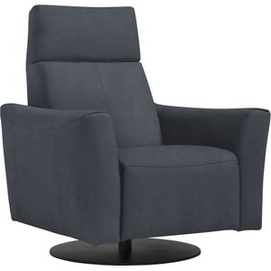 Egoitaliano Sessel »Blues Designsessel, Loungesessel,«, drehbar, inkl. manuelle Relaxfunktion durch Push-Back-Mechanismus