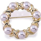 Firetti Brosche »Schmuck Geschenk Ansteckschmuck Perlenbrosche«, mit Glasperle