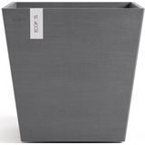 ECOPOTS Blumentopf »Rotterdam 45 + Wassersystem Grau«, für innen und außen: frostsicher, bruchsicher und lichtbeständig