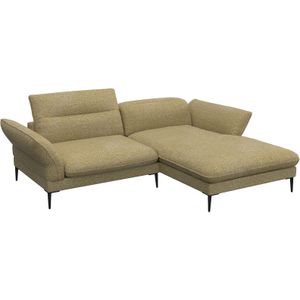 FLEXLUX Ecksofa »Salino, Funktionssofa mit Recamiere, Relaxsofa, Ecksofa«, Sofa mit Arm- und Kopfteil-Verstellungen, Kaltschaum & Stahl-Wellen