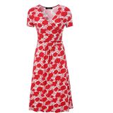 Aniston SELECTED Sommerkleid, mit gewickeltem Ausschnitt