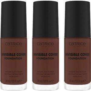 Catrice Foundation »Invisible Cover Foundation«, (Set, 3 tlg.), mit langanhaltendem Finish