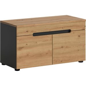 INOSIGN Sitzbank »REHAT, Breite 80cm, TOPSELLER!, 2 Türen, 2 Fächer«, Garderobenbank, Flurbank, Dielenbank, Bank mit Stauraum, Bank
