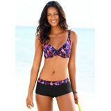 LASCANA Bikini-Hotpants »Sensation«, mit bedrucktem Bündchen