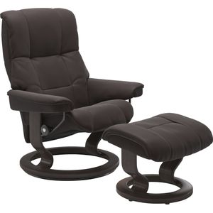 Stressless® Relaxsessel »Mayfair«, (Set, Relaxsessel mit Hocker), mit Hocker, mit Classic Base, Größe S, M & L, Gestell Wenge