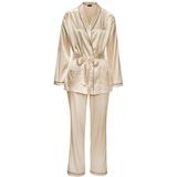 Bruno Banani Pyjama, (2 tlg., 1 Stück), mit Kontrastpaspel-Details