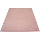 Carpet City Hochflor-Teppich »TOPIA 400«, rechteckig, 21 mm Höhe, Kunstfell-Teppich mit Kaninchenfell-Optik, Haptik, Schlafzimmer