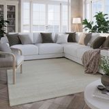 Wecon home Teppich »Hamptons TWENTYSEVEN«, rechteckig, 15 mm Höhe, Läufer, Kurzflor, Wohnzimmer, Schlafzimmer, elegant, robust, Linie
