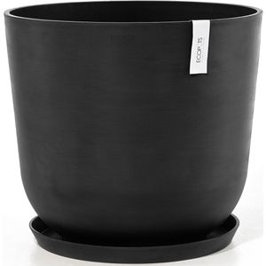 ECOPOTS Blumentopf »Oslo 55 + Wassersystem Dunkelgrau«, für innen und außen: frostsicher, bruchsicher und lichtbeständig