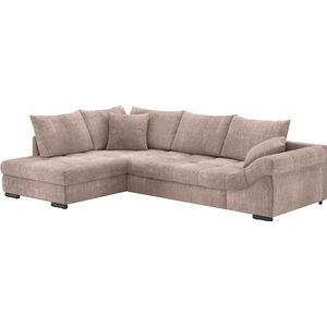 Mr. Couch Ecksofa »Allegro, L-Form«, mit Hochschläfer-Bettauszug, wahlweise mit Kaltschaum