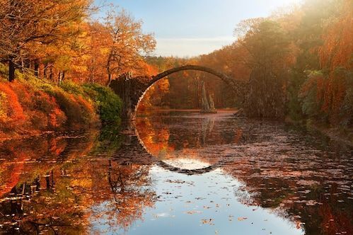 Papermoon Fototapete »Photo-Art DANIEL Å˜EÅ˜ICHA, HERBSTSEE«