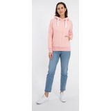 DEPROC Active Kapuzensweatshirt »HildaCMYK II WOMEN«, weiche Fleecejacke mit Kängurutasche