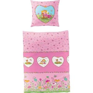 Prinzessin Lillifee Kinderbettwäsche »Reh«, Biber, 100 % Baumwolle, Lillifee, pflegeleicht