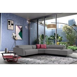 Egoitaliano Ecksofa, mit Relaxfunktion und verstellbaren Kopfteilelementen