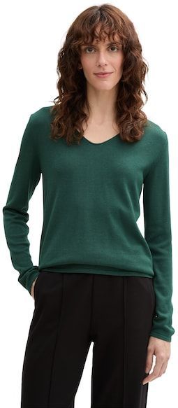 TOM TAILOR V-Ausschnitt-Pullover