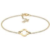 Elli Armband »Kleeblatt Glücksbringer 925 Silber«