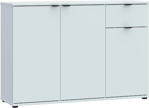 FORTE Sideboard »Ganymede«, Sideboard, Stauraum, Schublade; Metallgriffe, 4 Dekore, Breite 119,8cm