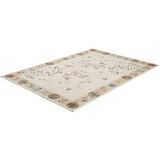 Gino Falcone Teppich »Cherina GF-130«, rechteckig, 8 mm Höhe, zartes Blüten Design, mit Bordüre, leichter Glanz, 100 % Viskose