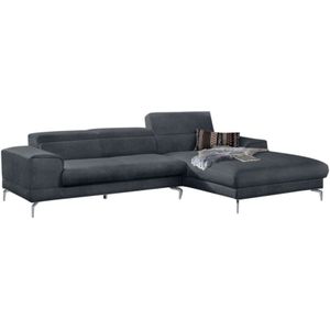 W.SCHILLIG Ecksofa »piedroo, Designsofa mit tollem Sitzkomfort, bequem und elegant, L-Form«, Kopfteilverstellung, wahlweise mit Sitztiefenverstellung, Breite 303cm