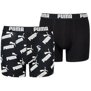 PUMA Boxer, (Packung, 2er-Pack), mit breitem Logobund