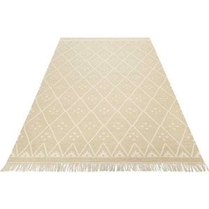 Green Looop Teppich »Vermont GL-82101«, rechteckig, 5 mm Höhe, handgewebter Naturfaserteppich aus Wolle