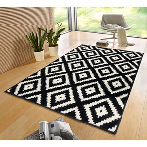 HANSE Home Teppich »Raute«, rechteckig, 9 mm Höhe, Läufer, Kurzflor, Skandi, Raute, Wohnzimmer, Schlafzimmer, Flur