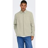 ONLY & SONS Langarmhemd »ONSALP 14W RLX 2PKT WASHD CORD LS ZIP«