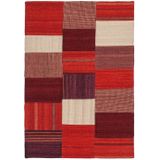 Kayoom Teppich »Radical 230«, rechteckig, 15 mm Höhe, Handgewebter Jacquard-Kilim, hochwertige Materialmischung