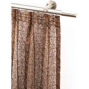 GARESA Gardinenstange »EASY«, 1 läufig-läufig, Wunschmaßlänge, Vorhanggarnitur-Innenlauf, verlängerbar, Wandmontage, Aluminium