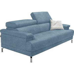Egoitaliano 2,5-Sitzer »Soul, Design und Sitzkomfort auf hohem Niveau, tolle Details«, inkl. Kopfteilverstellung für noch mehr Komfort, Designfuß