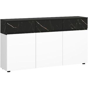 INOSIGN Sideboard »MODESTO«, grifflos, mit 3 Schubladen, 3 Türen und 6 Fächer, Breite 150 cm