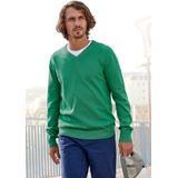 H.I.S Strickpullover, mit V-Ausschnitt, Pullover aus Feinstrick, Baumwollmischung