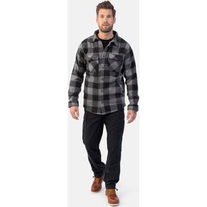 HERO by John Medoox Fleecehemd »Fleece Shirt checked Hero by John Medoox«, Regular Fit Casual Fleece für Herren