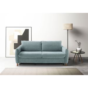 Places of Style Schlafsofa »Bacoli für Dauerschläfer geeignet durch hochwertigen Faltbeschlag«, in 3 Breiten und 3 Matratzenausführungen, belastbar 200 bis 270 kg