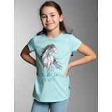 Trigema T-Shirt »TRIGEMA T-Shirt mit Pferd«, (1 tlg.)