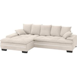 Mr. Couch Ecksofa »Haiti II, L-Form«, RGB-LED Beleuchtung, wahlweise mit Kaltschaum, Bett, Bettkasten