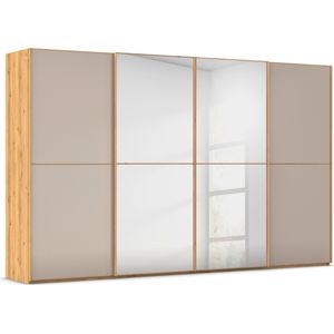 rauch Schwebetürenschrank »Kleiderschrank Schrank Garderobe Schlafzimmerschrank SCALE-DUO«, edle zweigeteilte Türen Spiegel/Glas-Mix 3 Zierleisten MADE IN GERMANY