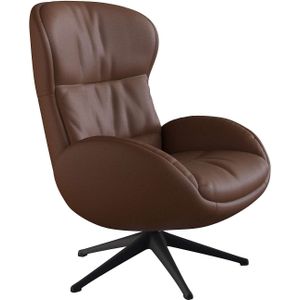FLEXLUX Relaxsessel »Haze, TV-Sessel, Fernsehsessel, Polstersessel,«, Rückenteilverstellung, drehbar, Fuß schwarz