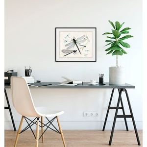 queence Bild »Lola«, Insekten-historische Ereignisse-Kunst, (1 St.), HD Premium Poster-Druck inkl. Holzrahmen