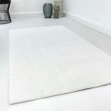 Homie Living Teppich »Villa Rosso«, rechteckig, 15 mm Höhe, Kurzflor, Uni Farben, leicht glänzende Optik