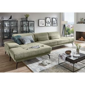 Die PlanBar Ecksofa »MP-IN20126 L-Form«, mit Kopfteilverstellung, optional Sitztiefen- & Armteilverstellung